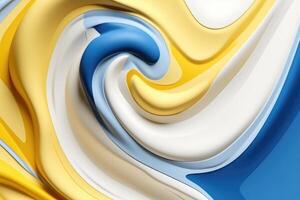 Abstract wavy colorful background. photo