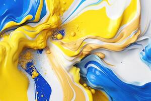 Abstract wavy colorful background. photo