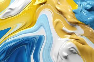 Abstract wavy colorful background. photo