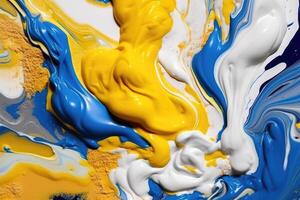 Abstract wavy colorful background. photo