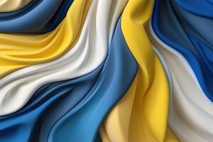 Abstract wavy colorful background. photo
