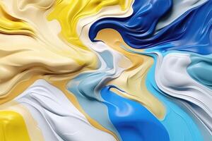 Abstract wavy colorful background. photo