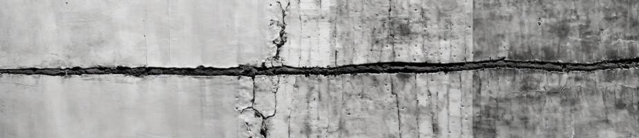 Black and white crack and canvas texture background. photo