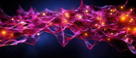 Dazzling streaks of radiant multicolor, high saturation, abstract light streaks background. photo