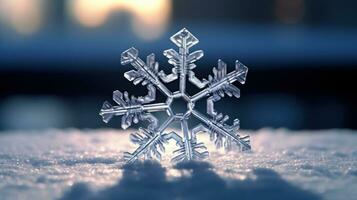 close-up photo of snowflakes