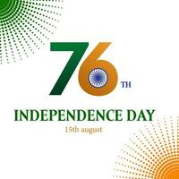 vector illustration of 15th August. India independence day. poster. template. social media Posts. vector.