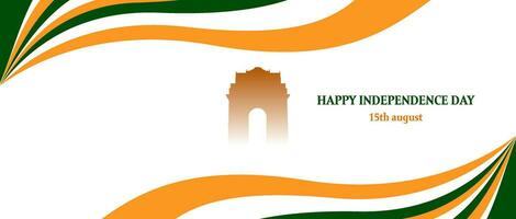 India independence day. banner, vector illustration of 15th August. design. poster. template. social media Posts.