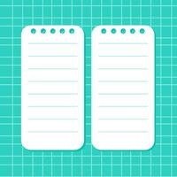 Back to school - school supplies - notepad, notebook and rocket vector