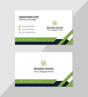 Professional Corporate Business Card Template Free Vector