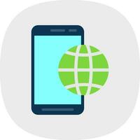 Mobile Network  Vector Icon Design