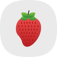 Strawberry Vector Icon Design