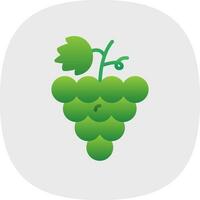 Grapes Vector Icon Design