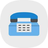 Old Phone  Vector Icon Design