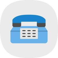 Old Phone  Vector Icon Design