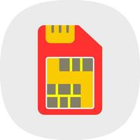 Sim Card  Vector Icon Design