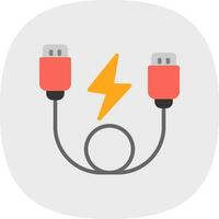 USB Cable  Vector Icon Design