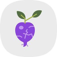 Kohlrabi Vector Icon Design