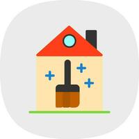 House Cleaning Vector Icon Design