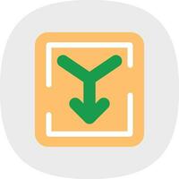 Merge Vector Icon Design