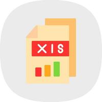 Xls  Vector Icon Design