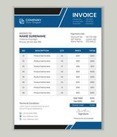 Corporate business invoice design vector template. Minimal Corporate Business Invoice design template vector illustration bill form price invoice. business stationery design payment agreement design .