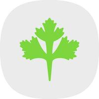 Cilantro Vector Icon Design