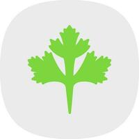 Cilantro Vector Icon Design