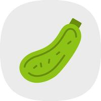 CourgetteZucchini Vector Icon Design