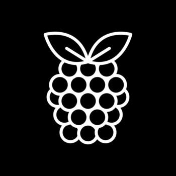 Raspberry Vector Icon Design