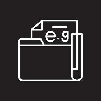 ejemplo vector icono diseño