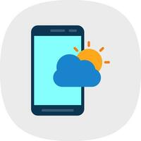 Weather App  Vector Icon Design