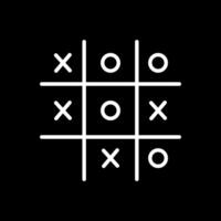 Tic Tac Toe  Vector Icon Design