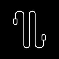 omitir cuerda vector icono diseño