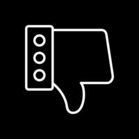 Dislike  Vector Icon Design