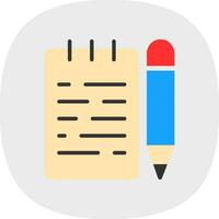 Notepad  Vector Icon Design