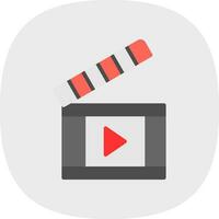 Clapperboard  Vector Icon Design