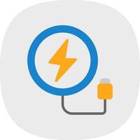 Wireless Charger  Vector Icon Design