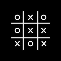 Tic Tac Toe  Vector Icon Design