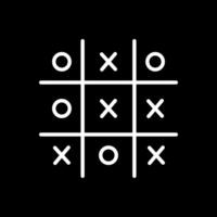 Tic Tac Toe  Vector Icon Design