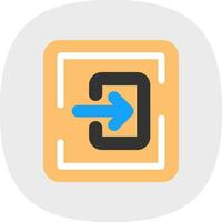 Log In Vector Icon Design