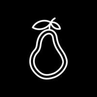 Pear Vector Icon Design