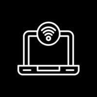 Wifi señal vector icono diseño