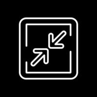 Minimize Sign Vector Icon Design
