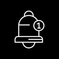 notificación campana vector icono diseño
