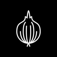 Red Onion Vector Icon Design