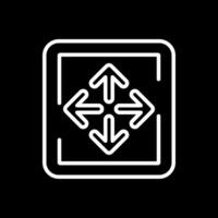 Expand Arrows Vector Icon Design