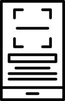 Qr Scan Vector Icon Design