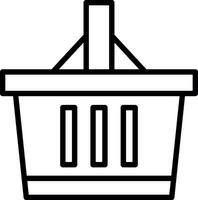 Basket Vector Icon Design