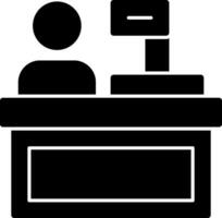 Cashier Vector Icon Design