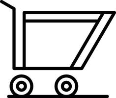 diseño de icono de vector de carrito de compras